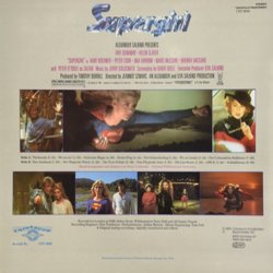 Supergirl サウンドトラック (Jerry Goldsmith) - CD裏表紙