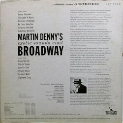 Exotic Sounds Visit Broadway Soundtrack (Various Artists, Denny Martin) - CD Back cover