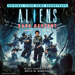 Aliens: Dark Descent Colonna sonora (Doyle W. Donehoo) - Copertina del CD