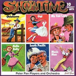 Showtime 10 Broadway Hits Trilha sonora (Various Artists, Peter Pan Players and Orchestra) - capa de CD