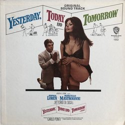 Yesterday, Today, Tomorrow Trilha sonora (Armando Trovaioli) - capa de CD
