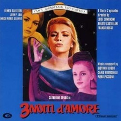 3 Notti d'Amore Trilha sonora (Giovanni Fusco, Giuseppe Fusco, Piero Piccioni, Carlo Rustichelli) - capa de CD