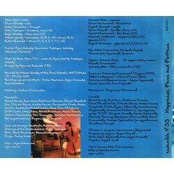 Happiness, Fame And Fortune Soundtrack (Alexei Aigui) - CD Achterzijde