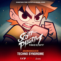 Scott Pilgrim Takes Off: Techno Syndrome Soundtrack (Anamanaguchi c) - CD cover