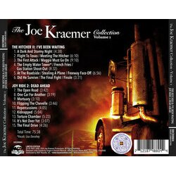 The Joe Kraemer Collection: Volume 1 サウンドトラック (Joe Kraemer) - CD裏表紙