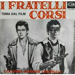 I Fratelli Corsi / Morte di un Bandito Trilha sonora (Angelo Francesco Lavagnino) - capa de CD