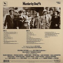 Murder by Death Soundtrack (Dave Grusin) - CD Back cover
