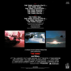 The Thing Colonna sonora (Ennio Morricone) - Copertina posteriore CD
