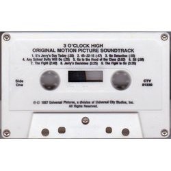 Three O'Clock High Trilha sonora (Sylvester Levay,  Tangerine Dream) - CD-inlay