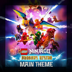 LEGO Ninjago: Dragons Rising Main Theme サウンドトラック (Adam Dib, Michael Kramer, Jay Vincent) - CDカバー