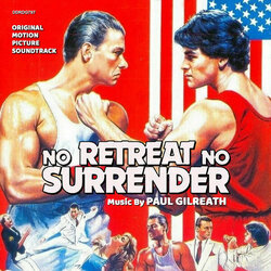 No Retreat, No Surrender サウンドトラック (Paul Gilreath) - CDカバー