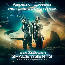 Space Agents: The Mysterious Ax Soundtrack (Ben Jacquier) - CD cover