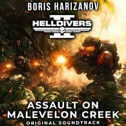 Helldrivers 2 - Assault On Malevelon Creek Ścieżka dźwiękowa (Boris Harizanov) - Okładka CD