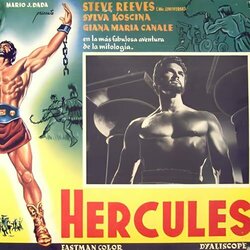 Hercules Colonna sonora (Enzo Masetti) - Copertina del CD