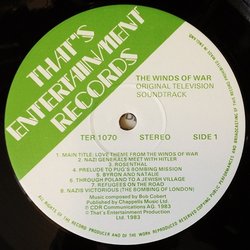 The Winds of War Ścieżka dźwiękowa (Robert Cobert) - wkład CD