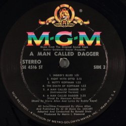 A Man Called Dagger Trilha sonora (Steve Allen) - CD-inlay