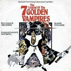 The Legend of the 7 Golden Vampires サウンドトラック (James Bernard) - CDカバー