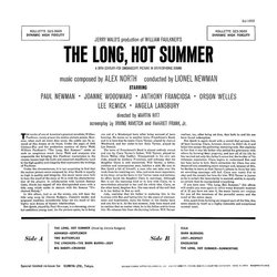 The Long, Hot Summer Soundtrack (Alex North) - CD Back cover