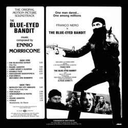 The Blue-Eyed Bandit サウンドトラック (Ennio Morricone) - CD裏表紙