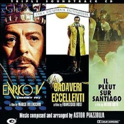 Enrico IV / Cadaveri Eccellenti / Il Pleut sur Santiago サウンドトラック (Astor Piazzolla, Piero Piccioni) - CDカバー