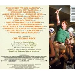 We are Marshall Soundtrack (Christophe Beck) - CD Back cover