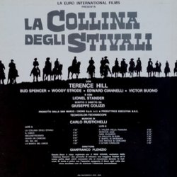 La Collina degli Stivali Trilha sonora (Carlo Rustichelli) - CD capa traseira