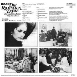 Die Kamelien Dame サウンドトラック (Ennio Morricone) - CD裏表紙