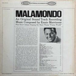 Malamondo サウンドトラック (Ennio Morricone) - CD裏表紙