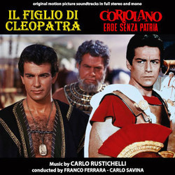 Il Figlio Di Cleopatra / Coriolano Eroe Senza Patria サウンドトラック (Carlo Rustichelli) - CDカバー