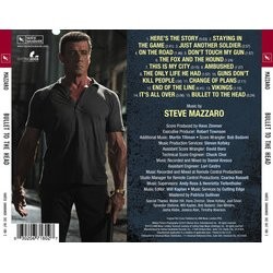 Bullet to the Head サウンドトラック (Steve Mazzaro) - CD裏表紙