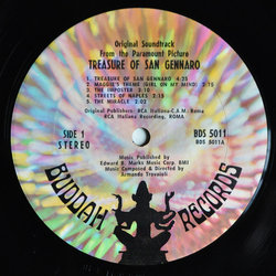 Treasure of San Gennaro Colonna sonora (Armando Trovajoli) - cd-inlay