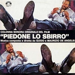 Piedone lo Sbirro サウンドトラック (Guido De Angelis, Maurizio De Angelis) - CDカバー