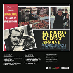 La Polizia Incrimina, la Legge Assolve サウンドトラック (Guido De Angelis, Maurizio De Angelis) - CD裏表紙