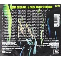 Roma Drogata: La Polizia non Pu Intervenire Soundtrack (Alberto Verrecchia) - CD Achterzijde