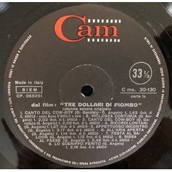 Tre Dollari di Piombo サウンドトラック (Gioacchino Angelo) - CDインレイ