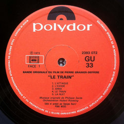 Le Train Soundtrack (Philippe Sarde) - CD-Inlay