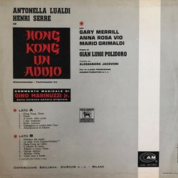 Hong Kong un Addio Ścieżka dźwiękowa (Gino Marinuzzi Jr.) - Tylna strona okladki plyty CD