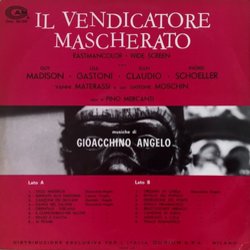 Il Vendicatore Mascherato Ścieżka dźwiękowa (Gioacchino Angelo) - Tylna strona okladki plyty CD
