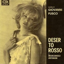 Deserto Rosso サウンドトラック (Giovanni Fusco, Vittorio Gelmetti) - CDカバー