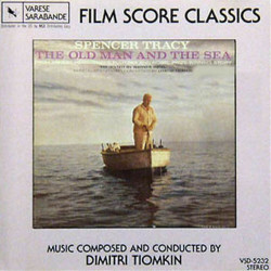 The Old Man and the Sea サウンドトラック (Dimitri Tiomkin) - CDカバー