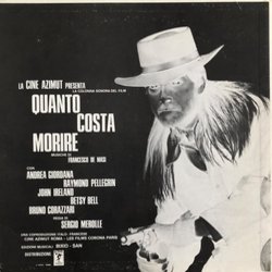 Quanto Costa Morire Soundtrack (Francesco De Masi) - CD Back cover