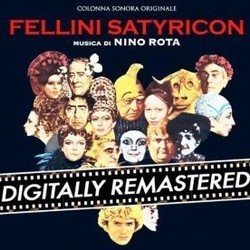 Fellini Satyricon サウンドトラック (Nino Rota) - CDカバー