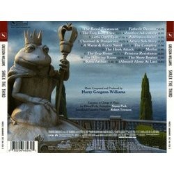 Shrek the Third Ścieżka dźwiękowa (Harry Gregson-Williams) - Tylna strona okladki plyty CD