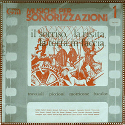Musiche per Sonorizzazioni #1 Ścieżka dźwiękowa (Luis Bacalov, Ennio Morricone, Piero Piccioni, Armando Trovajoli) - Okładka CD