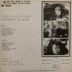 JOVANKA e le altre Bande Originale (Angelo Francesco Lavagnino) - CD Arrière