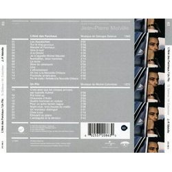 L'An des Ferchaux / Un Flic サウンドトラック (Isabelle Aubert, Michel Colombier, Georges Delerue) - CD裏表紙