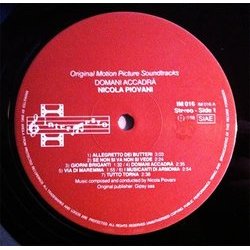 Domani Accadr / Strana la Vita Soundtrack (Nicola Piovani) - cd-inlay