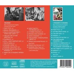 Soledad / L'Oceano ci Chiama Trilha sonora (Angelo Francesco Lavagnino) - CD capa traseira