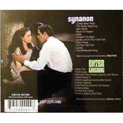 Synanon / Enter Laughing Soundtrack (Neal Hefti, Quincy Jones) - CD Back cover