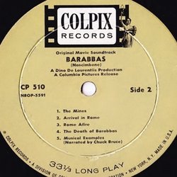 Barabbas Soundtrack (Mario Nascimbene) - cd-inlay